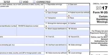 W-2G Form