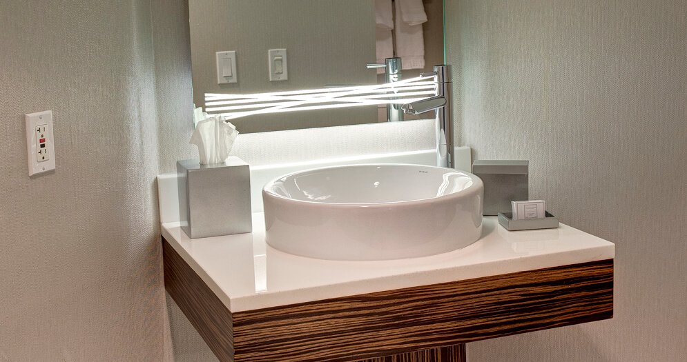 One Bedroom Suite Bathroom Sink