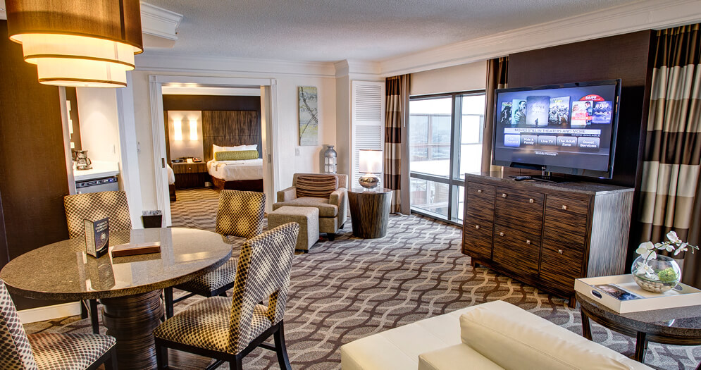View of Living Room in One Bedroom Suite