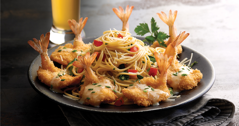 Claim Jumper Shrimp Pasta