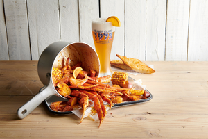 Crab and Shrimp Boil from Bubba Gump Shrimp Co. in Golden Nugget Laughlin Bubba Gump Best Seafood in Laughlin, NV