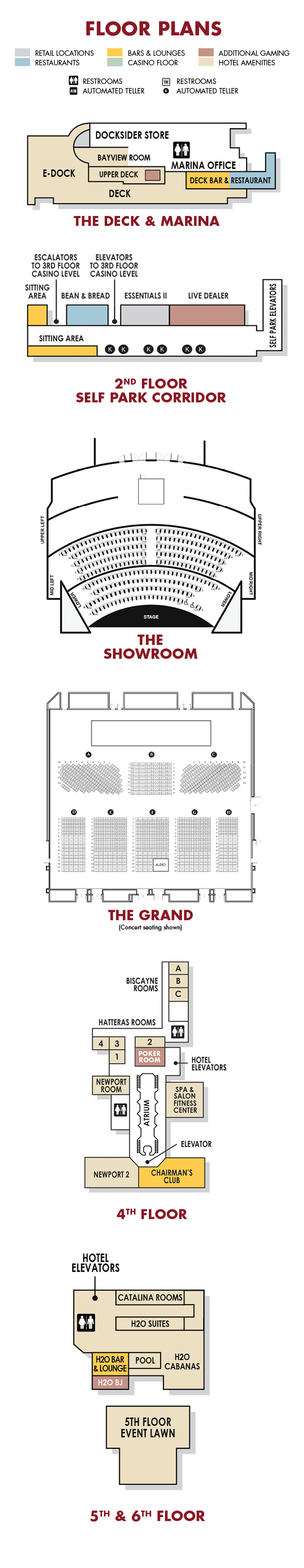 Golden Nugget Seating Chart Lake Charles