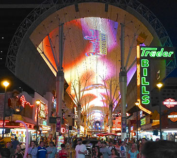 Fremont Street Experience Light Show