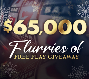 $65,000 Flurries of Free Play Giveaway